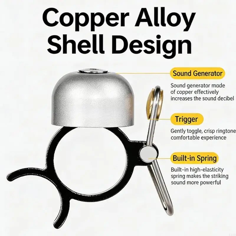 High Decibels Bicycles Bells With Alloys Ringers Safety Warning Bike Bells Handlebars Horn Bicycles Thumb Bells
High Decibels Bicycles Bells With Alloys Ringers Safety Warning Bike Bells Handlebars Horn Bicycles Thumb Bells