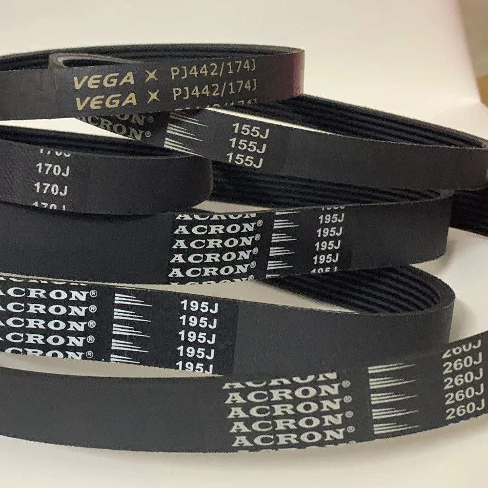 Rubber PJ Type Multi-Wedge Belt, High Strength & Super Wear-Resistant, 260J 270J 280J 290J 300J, Heat/Oil/Wear Proof
Rubber PJ Type Multi-Wedge Belt, High Strength & Super Wear-Resistant, 260J 270J 280J 290J 300J, Heat/Oil/Wear Proof