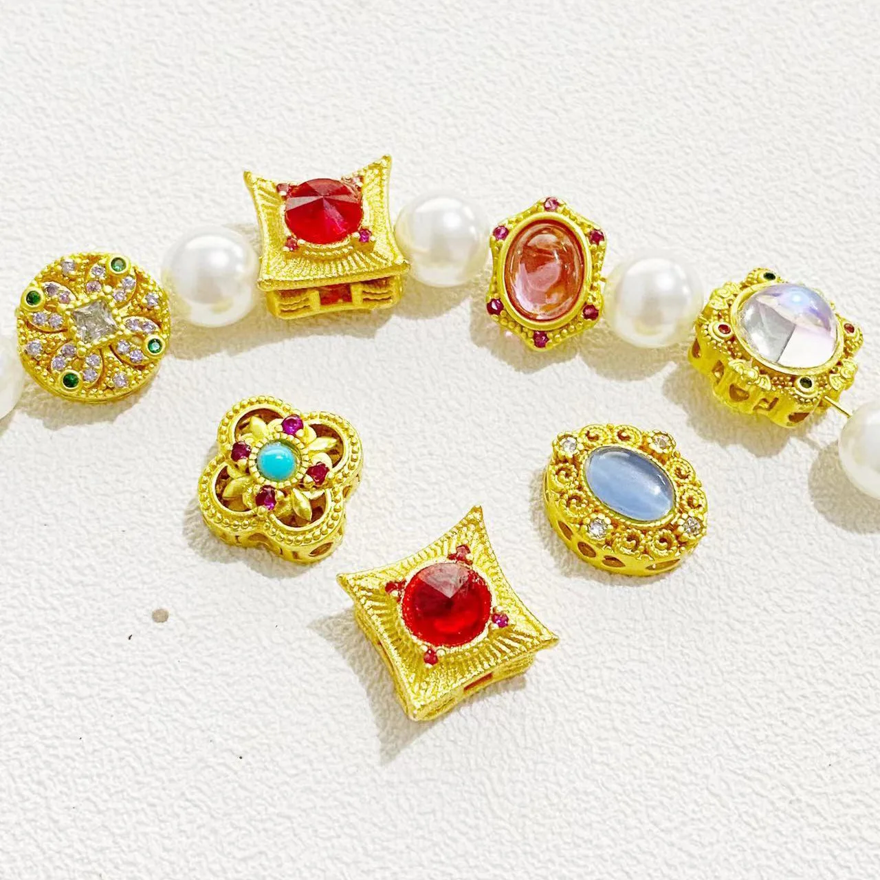 3pcs Copper Plating Inlaid Zirconium Suede Multi-pass Jewelry Spacer Beads Diy Pearl Bracelet Necklace Accessories Wholesale
3pcs Copper Plating Inlaid Zirconium Suede Multi-pass Jewelry Spacer Beads Diy Pearl Bracelet Necklace Accessories Wholesale