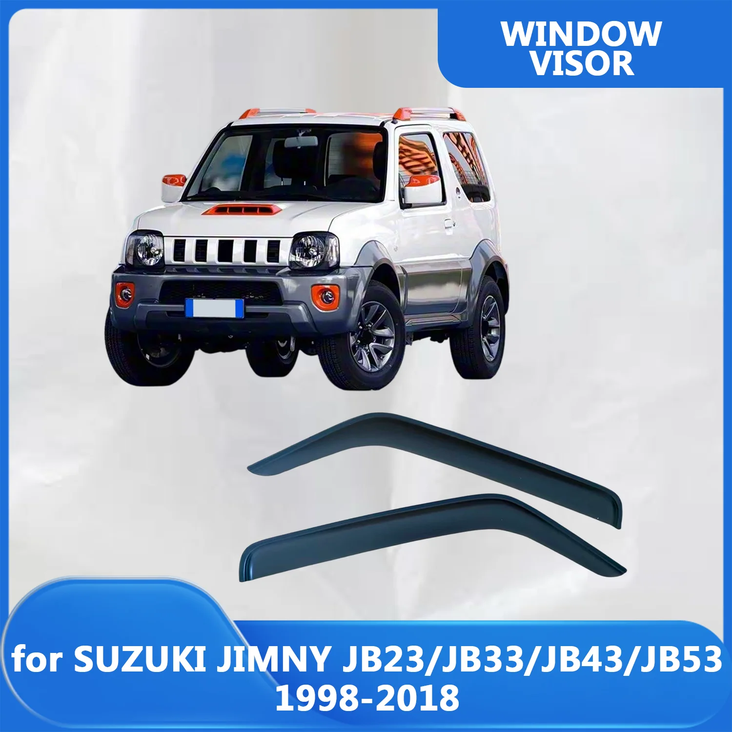 Window Visor for SUZUKI JIMNY 1998-2018 Wind Deflectors Rain Guards Door Visor Vent Shades Ventvisor Exterior Parts
Window Visor for SUZUKI JIMNY 1998-2018 Wind Deflectors Rain Guards Door Visor Vent Shades Ventvisor Exterior Parts