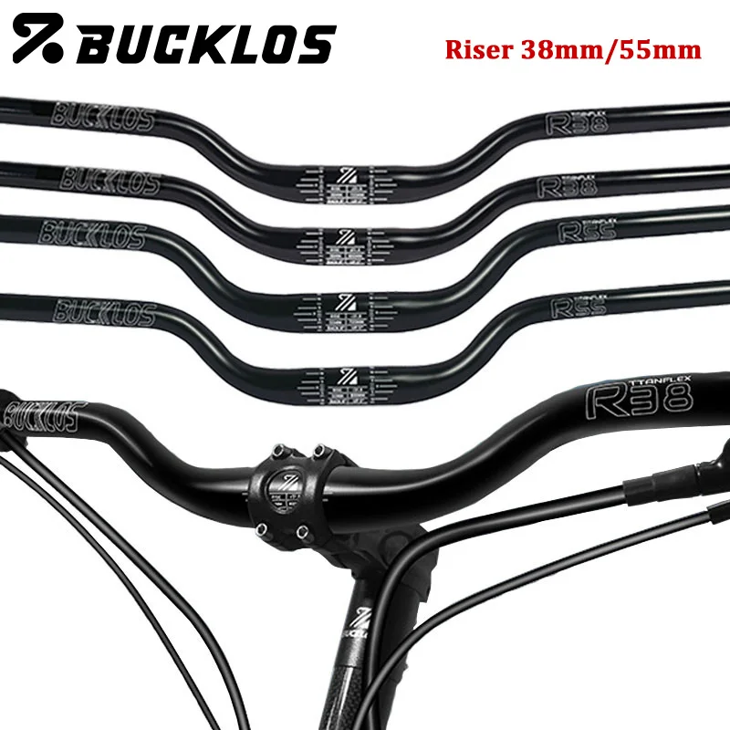 BUCKLOS MTB Handlebar 720mm 800mm Aluminum Alloy Riser Bar Riser 38mm/55mm Mountain Bike Handlebar Bike Accessories
BUCKLOS MTB Handlebar 720mm 800mm Aluminum Alloy Riser Bar Riser 38mm/55mm Mountain Bike Handlebar Bike Accessories