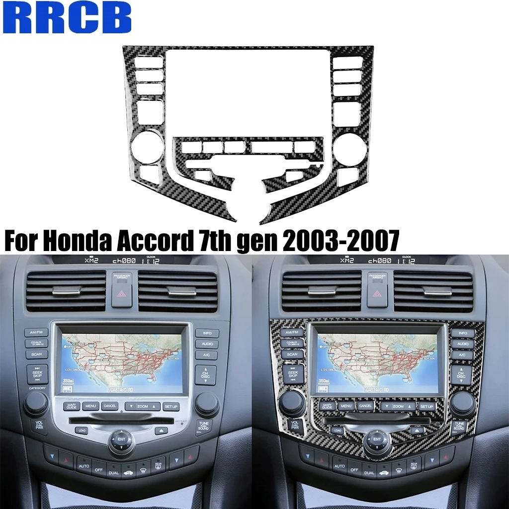 For Honda Accord 7th Gen 2003-2007 Carbon Fiber Dashboard Air Condition Navigation Switch Interior Cover Sticker Car Accessories
For Honda Accord 7th Gen 2003-2007 Carbon Fiber Dashboard Air Condition Navigation Switch Interior Cover Sticker Car Accessories
