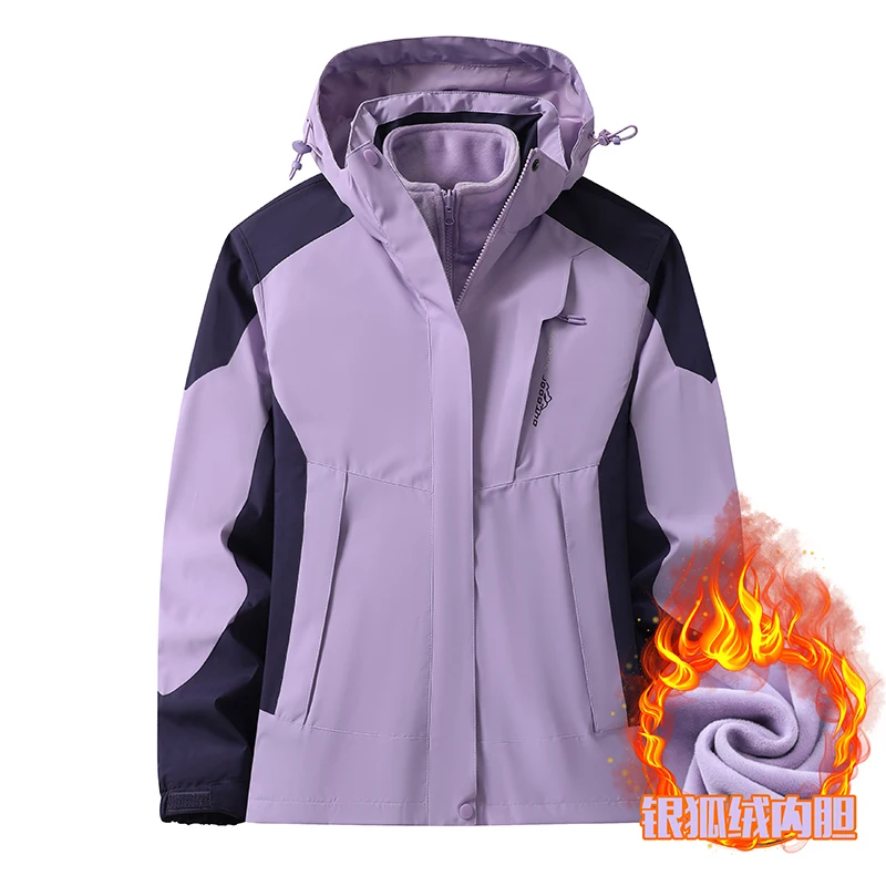 2PC Unisex Windbreake Camping Jackets Coat Outdoor Men Waterproof Jacket Coat 3 in 1 Jacket Fashion Casual Male Fleece Outerwear
2PC Unisex Windbreake Camping Jackets Coat Outdoor Men Waterproof Jacket Coat 3 in 1 Jacket Fashion Casual Male Fleece Outerwear