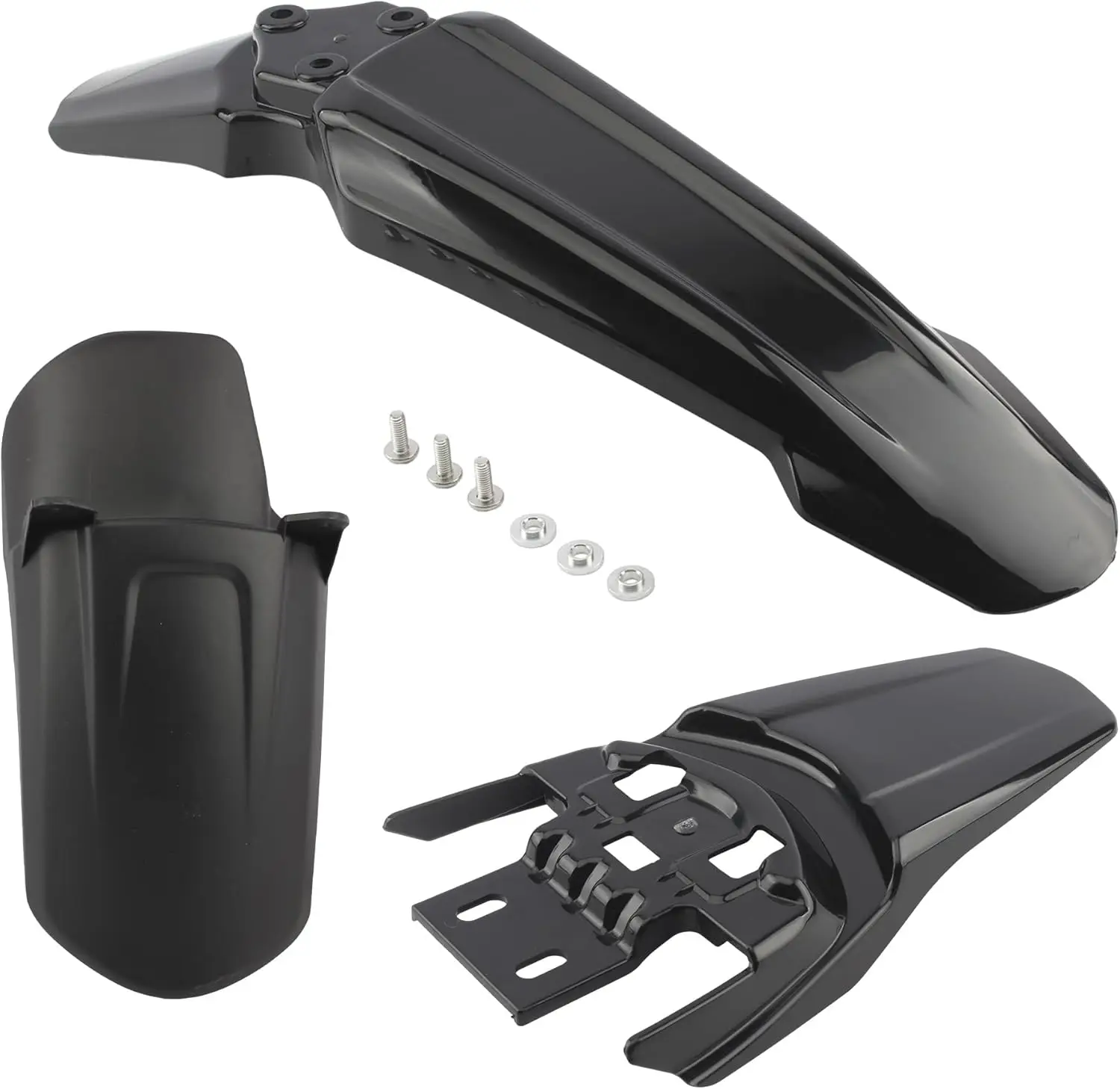 Surron Front Rear Fender Set 3pcs Shock Front Rear Mud Guard For Sur Ron Light Bee Segway X/S X260 X160-Black
Surron Front Rear Fender Set 3pcs Shock Front Rear Mud Guard For Sur Ron Light Bee Segway X/S X260 X160-Black