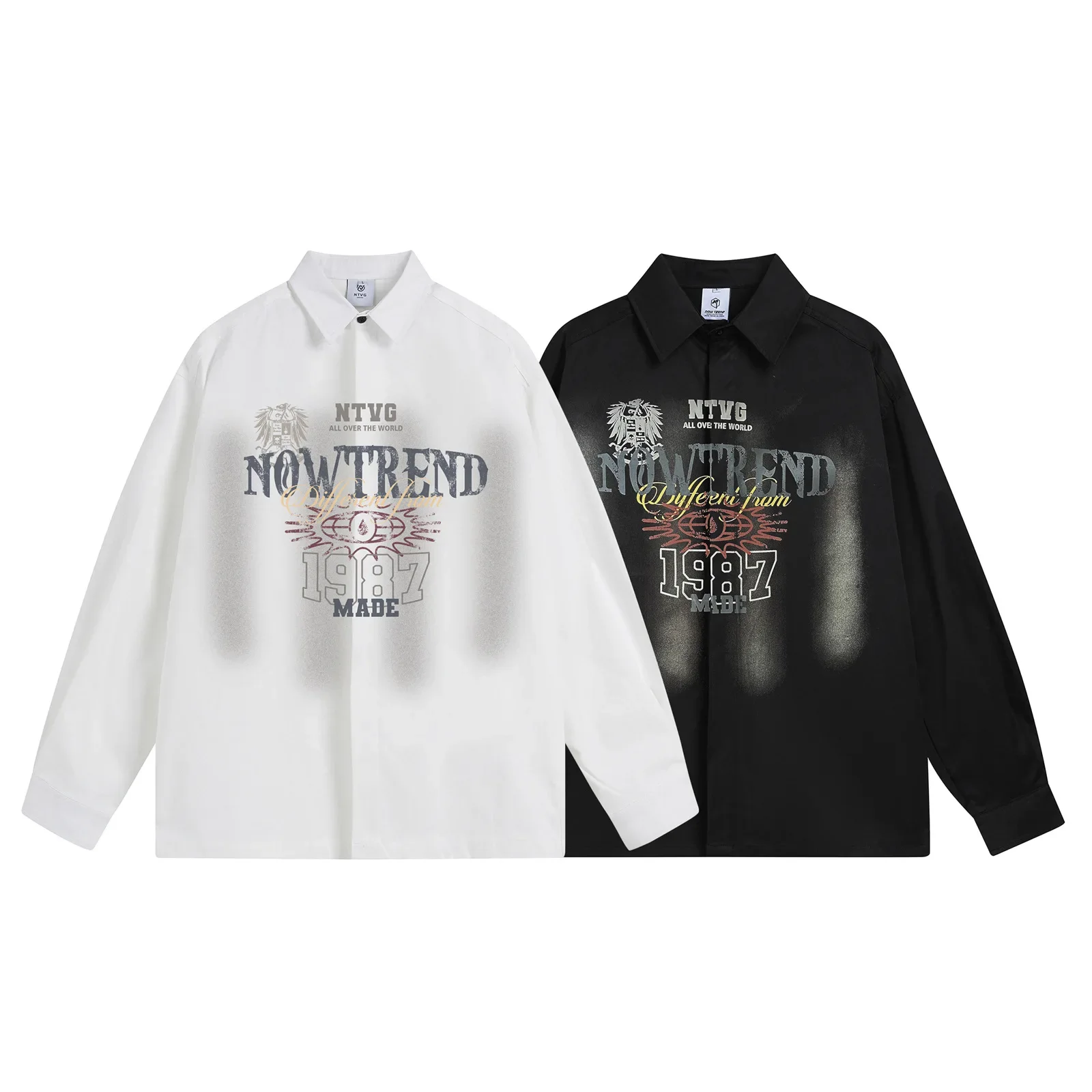 American Vintage Mens Shirts Y2k Streetwear Letter Printed Turn Down Collar Long Sleeve Shirts Man Spring Casual Couple Shirts
American Vintage Mens Shirts Y2k Streetwear Letter Printed Turn Down Collar Long Sleeve Shirts Man Spring Casual Couple Shirts