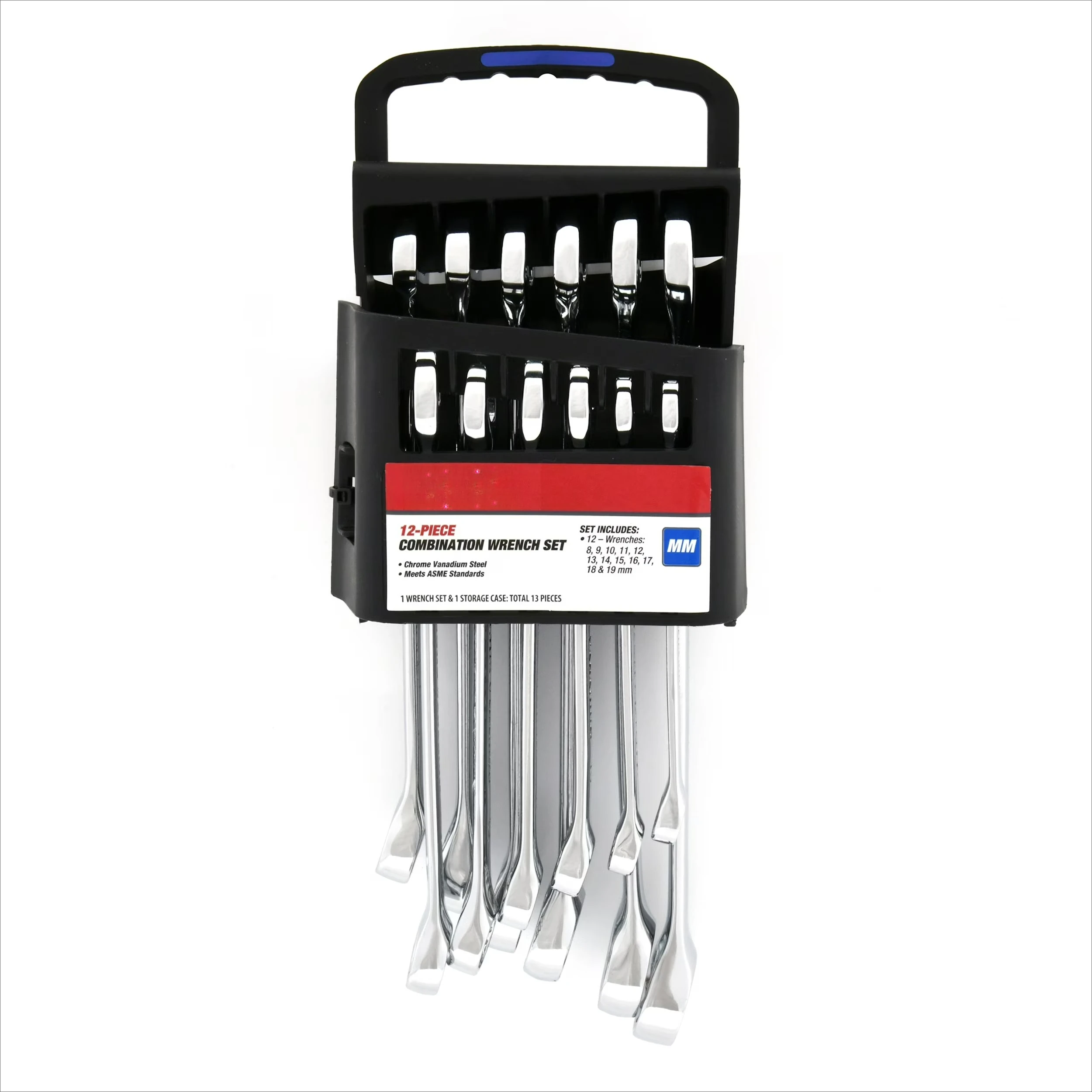 12-Piece Metric Combination Wrench Tool Set, Hand Tools
12-Piece Metric Combination Wrench Tool Set, Hand Tools