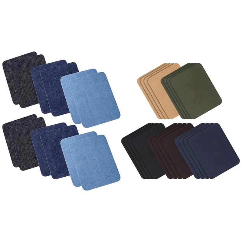 20 Pieces Jacket Jean Clothes Patches Kit 5 Colors & 12 Pcs Iron On Denim Patches 3 Colors (4.9 Inch X 3.7 Inch)
20 Pieces Jacket Jean Clothes Patches Kit 5 Colors & 12 Pcs Iron On Denim Patches 3 Colors (4.9 Inch X 3.7 Inch)