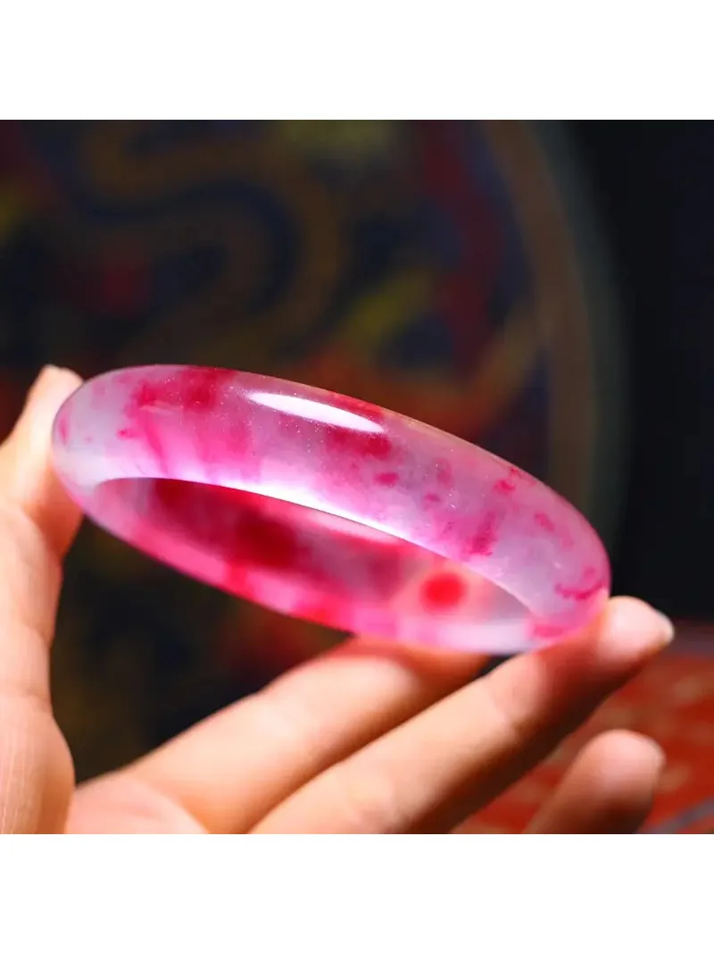 Hot selling Natural carving Natural Jade Bangle, Ice Type Floating Flower Peach Pink Fashion Bracelet
Hot selling Natural carving Natural Jade Bangle, Ice Type Floating Flower Peach Pink Fashion Bracelet