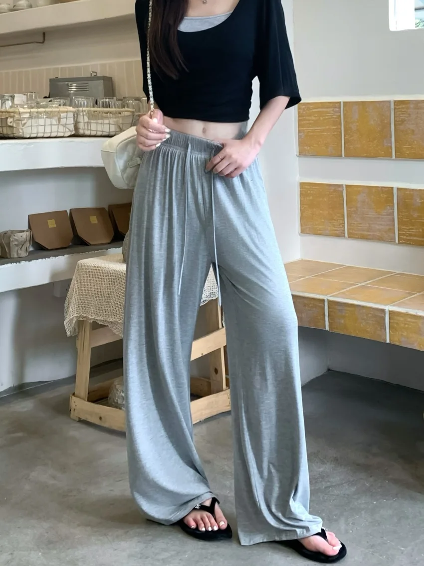 Alien Kitty Women Casual New Pants Mopping Fashion Solid Daily Streetwear Holiday All Match Wide Leg Office Lady Loose Slim
Alien Kitty Women Casual New Pants Mopping Fashion Solid Daily Streetwear Holiday All Match Wide Leg Office Lady Loose Slim