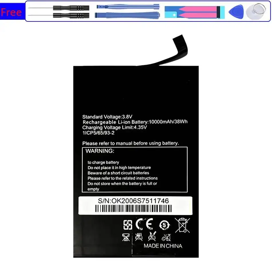 Reliable Power Mobile Phone Battery Long-Lasting 10000Mah For Oukitel WP6 S75
Reliable Power Mobile Phone Battery Long-Lasting 10000Mah For Oukitel WP6 S75