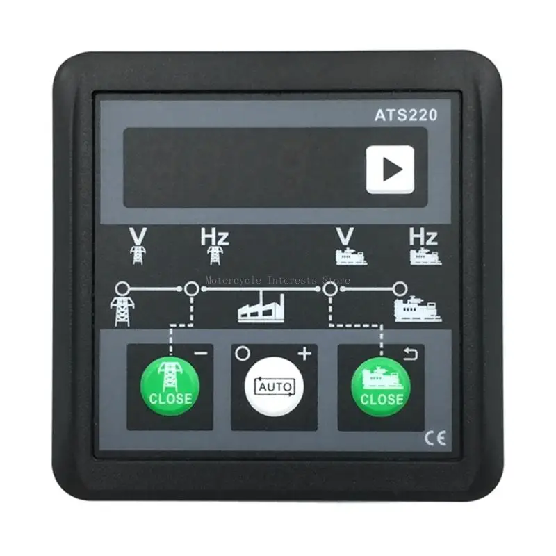ATS220 Generator Set ATS Switches Controller Automatic Manual LED Display Generator ATS Controller
ATS220 Generator Set ATS Switches Controller Automatic Manual LED Display Generator ATS Controller