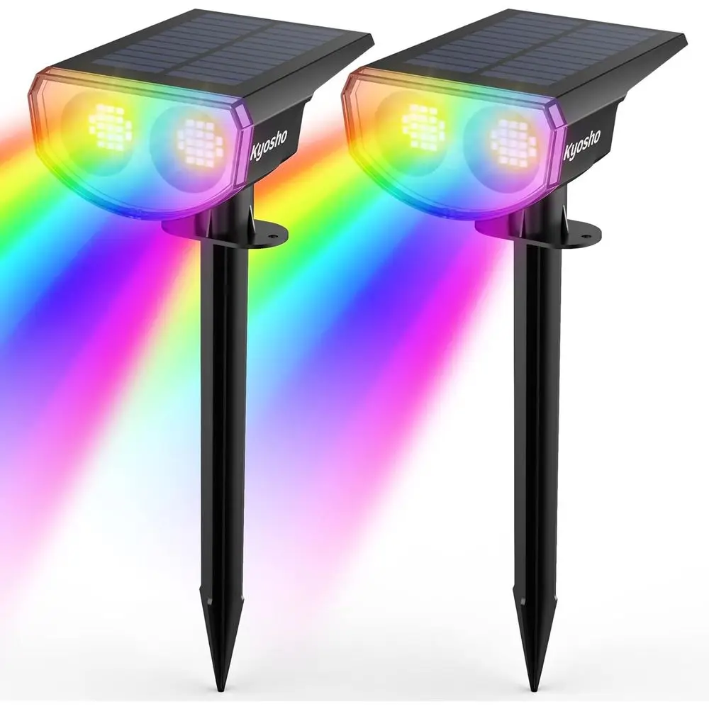 Color Spot Lights Outdoor, 9 Lighting Modes Halloween Christmas Lights, 38 LEDs Color Changing Waterproof RGBW Multicolor Tree P
Color Spot Lights Outdoor, 9 Lighting Modes Halloween Christmas Lights, 38 LEDs Color Changing Waterproof RGBW Multicolor Tree P