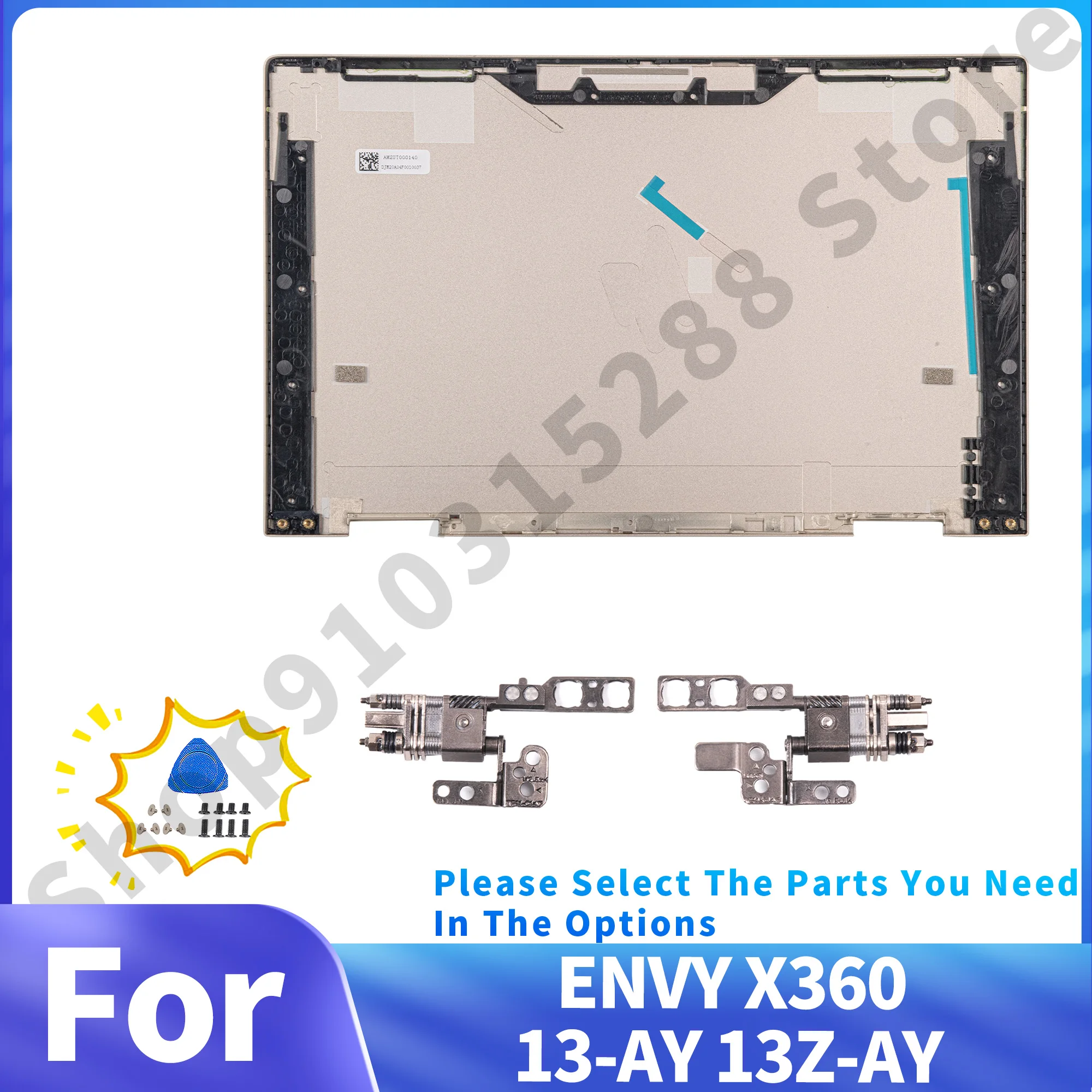 Case M15276-001 For ENVY X360 13-AY 13Z-AY TPN-C147 Back Cover Metal parts Repair 13.3inch Gold color
Case M15276-001 For ENVY X360 13-AY 13Z-AY TPN-C147 Back Cover Metal parts Repair 13.3inch Gold color