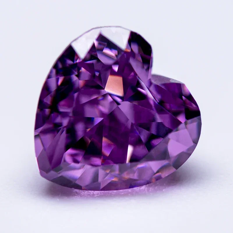 Cubic Zirconia Crushed Ice Cut Dark Rose Red Color Heart Shape Charms Beads for Jewelry Making Ring Materials No Certificate
Cubic Zirconia Crushed Ice Cut Dark Rose Red Color Heart Shape Charms Beads for Jewelry Making Ring Materials No Certificate