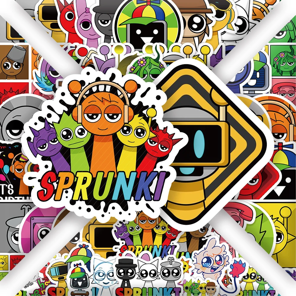 10/30/60pcs Music Game Incredibox Sprunki Stickers Funny Cartoon Graffiti Sticker DIY Phone Notebook Suitcase Waterproof Decals
10/30/60pcs Music Game Incredibox Sprunki Stickers Funny Cartoon Graffiti Sticker DIY Phone Notebook Suitcase Waterproof Decals