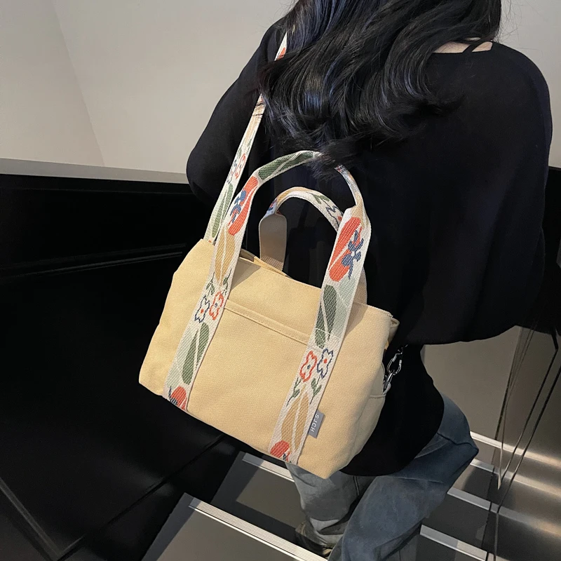 Canvas Women's Shoulder Bags Small Square Bag Simple Zipper Large Capacity Versatile Commuting Women's Crossbody Bags
Canvas Women's Shoulder Bags Small Square Bag Simple Zipper Large Capacity Versatile Commuting Women's Crossbody Bags