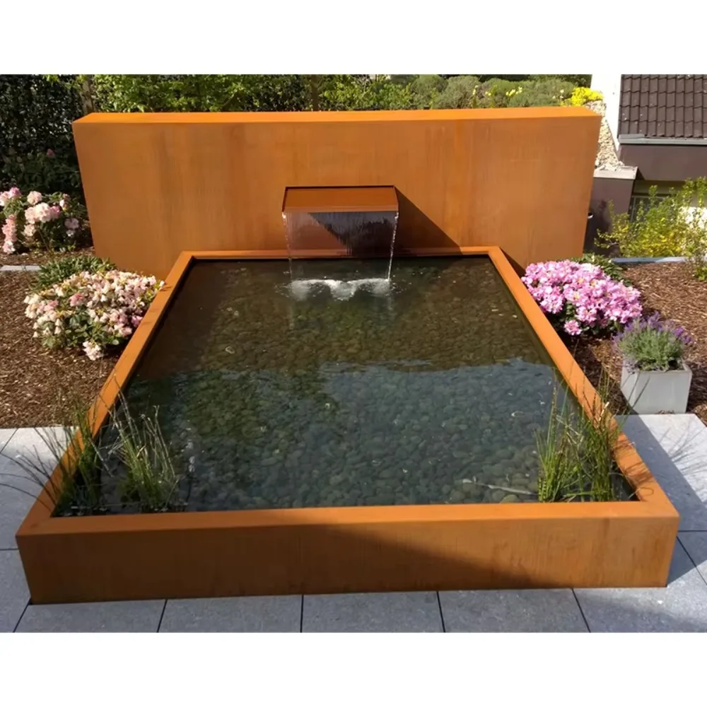 Industrial Landscape Metal Water Feature Garden Waterfall Manufacturer Backyard Environment Beautification Outdoor Decor
Industrial Landscape Metal Water Feature Garden Waterfall Manufacturer Backyard Environment Beautification Outdoor Decor