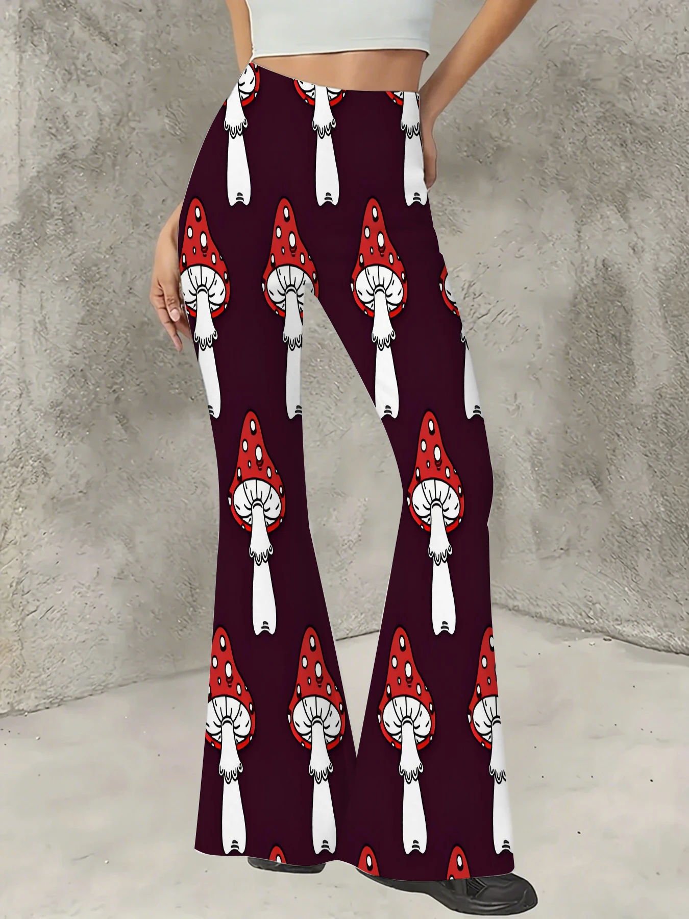 Women's Flared Pants Cute Print Wide Leg Trousers Stretchy Casual Slim Fit Bell Bottoms for Daily Vacation Streetwear
Women's Flared Pants Cute Print Wide Leg Trousers Stretchy Casual Slim Fit Bell Bottoms for Daily Vacation Streetwear