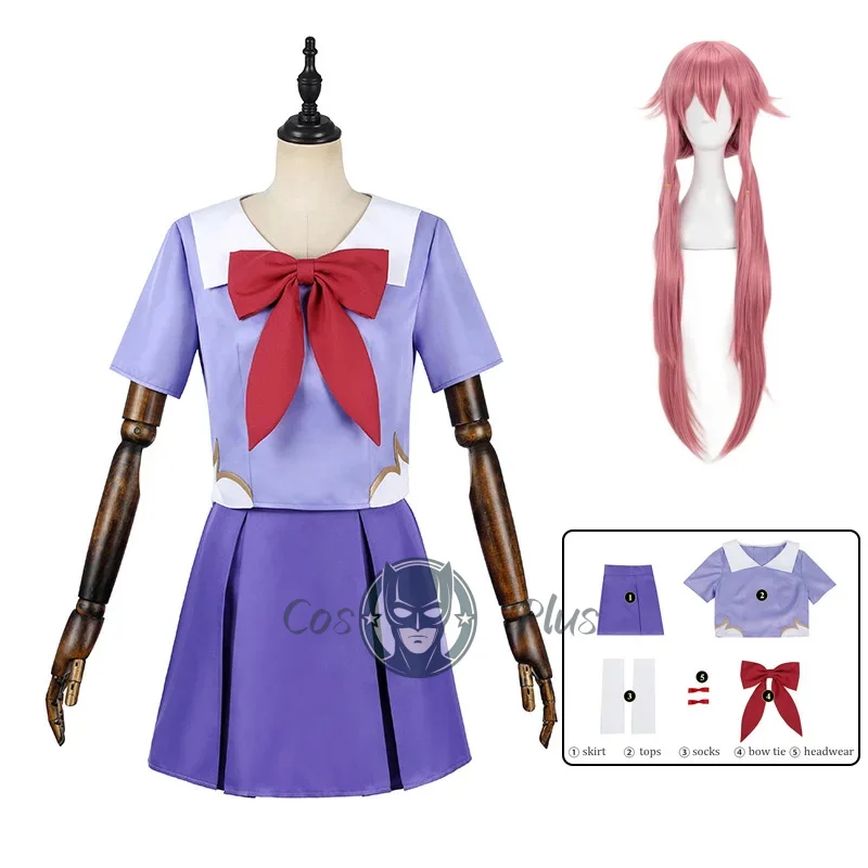 Gasai Yuno Cosplay Future Diary Cosplay Costume Wig Anime Mirai Nikki Sailor Suit Lolita Girl Uniform Dress For Women
Gasai Yuno Cosplay Future Diary Cosplay Costume Wig Anime Mirai Nikki Sailor Suit Lolita Girl Uniform Dress For Women