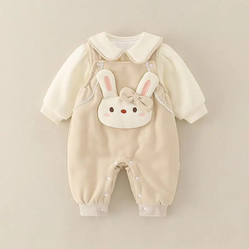 Autumn Winter Kawaii Girls Baby Bodysuit Overalls 2-Piece Outfit Baby Organic Cotton Onesie Thicken Warm Loungewear Kids Clothes
Autumn Winter Kawaii Girls Baby Bodysuit Overalls 2-Piece Outfit Baby Organic Cotton Onesie Thicken Warm Loungewear Kids Clothes