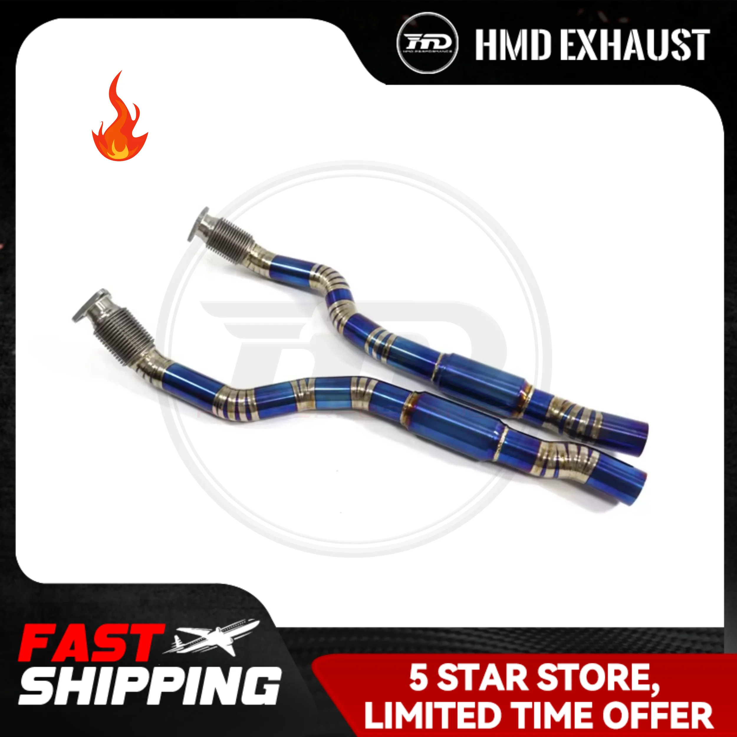 HMD Titanium Exhaust System Sport Line Pipe for Audi A8 S8 D4 4.0T 2013-2018 Front Tube
HMD Titanium Exhaust System Sport Line Pipe for Audi A8 S8 D4 4.0T 2013-2018 Front Tube