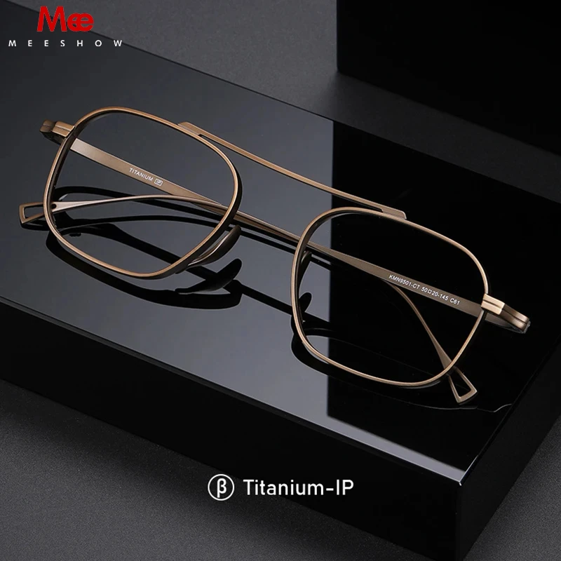 LOOP Retro New Design Pure Titanium Eyeglass Frames Anti-Blue Light Nearsighted Eye Frame Customizable Prescription KMN9501-
LOOP Retro New Design Pure Titanium Eyeglass Frames Anti-Blue Light Nearsighted Eye Frame Customizable Prescription KMN9501-