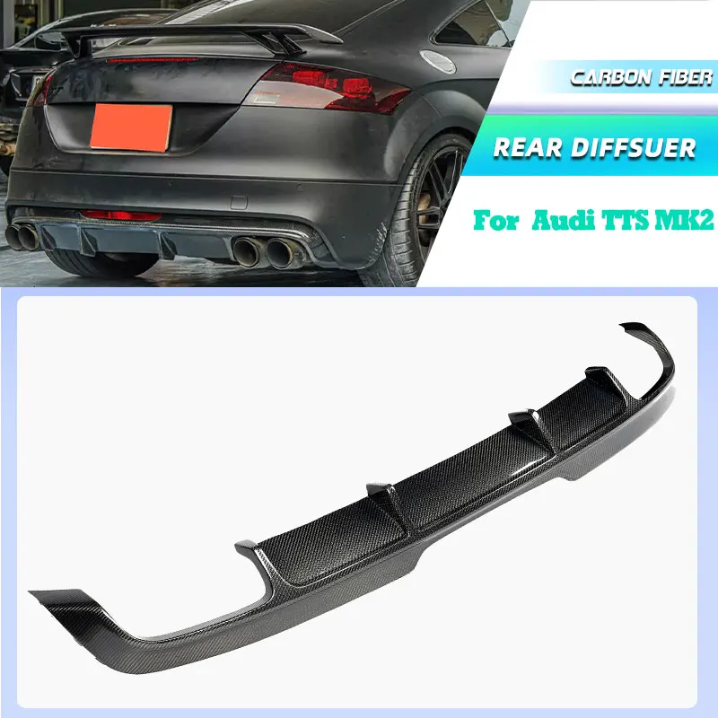 Carbon Fiber Car Rear Bumper Diffuser Lip Spoiler for Audi TTS MK2 2008-2014 Racing Rear Diffuser Apron Lip Body Kit FRP
Carbon Fiber Car Rear Bumper Diffuser Lip Spoiler for Audi TTS MK2 2008-2014 Racing Rear Diffuser Apron Lip Body Kit FRP