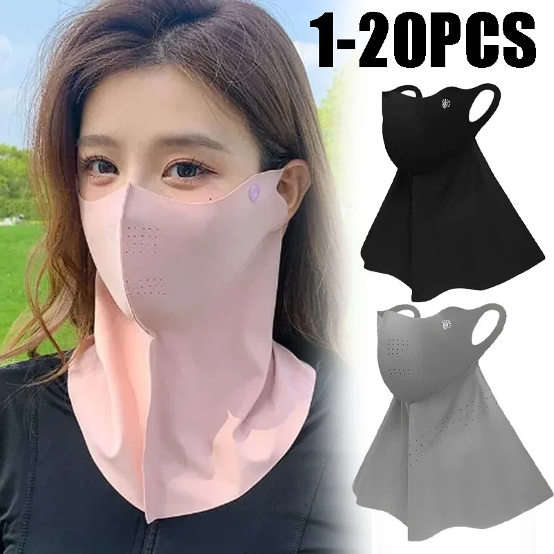 UPF50 Ice Silk Sunscreen Mask Summer Riding Neck Guard One piece Mask for Driving Fishing And Mountaineering Sun Protection
UPF50 Ice Silk Sunscreen Mask Summer Riding Neck Guard One piece Mask for Driving Fishing And Mountaineering Sun Protection