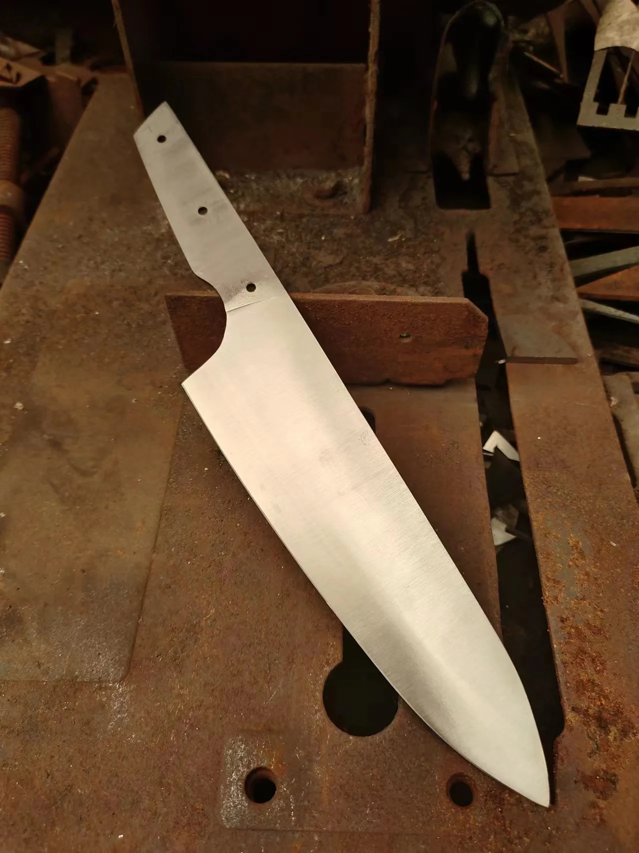 DIY Gyuto Blade Without Handle VG10 Steel Chef Cleaver Meat Slicing Vegetables Kitchen Knives For Sushi, Sashimi & Beef Cutting
DIY Gyuto Blade Without Handle VG10 Steel Chef Cleaver Meat Slicing Vegetables Kitchen Knives For Sushi, Sashimi & Beef Cutting
