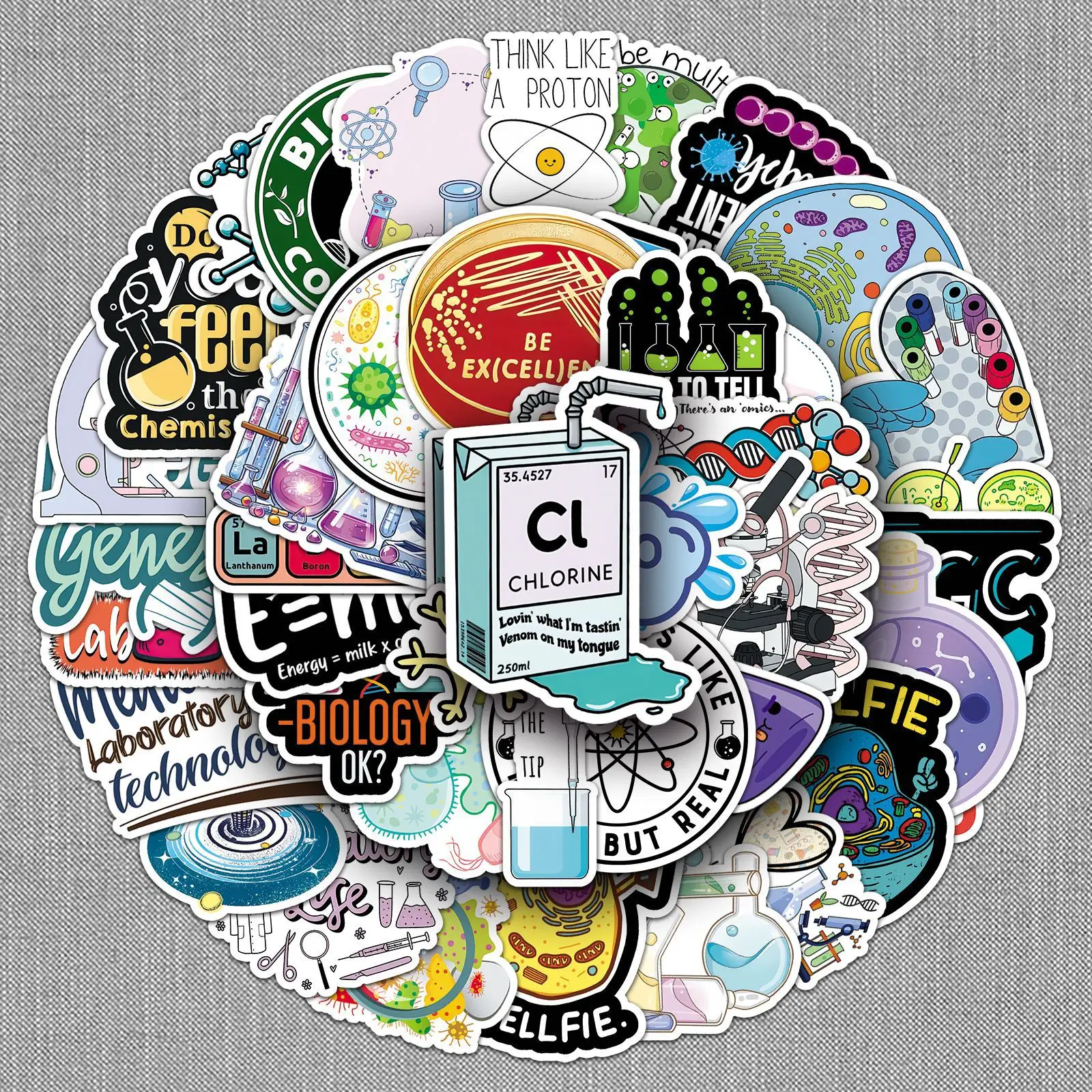 50PCS Cartoon Science Stickers DIY Creative Decoration Mobile Phone Case Notebook Skateboard Water Cup Toy Gift Stickers
50PCS Cartoon Science Stickers DIY Creative Decoration Mobile Phone Case Notebook Skateboard Water Cup Toy Gift Stickers