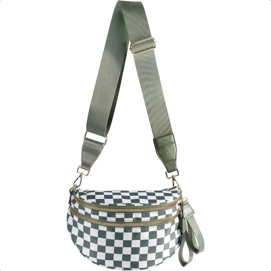 Black and White Checkered Crossbody Bag Bum Bag for WomenSpacious Checkered Purse Fanny Packs Belt Bag
Black and White Checkered Crossbody Bag Bum Bag for WomenSpacious Checkered Purse Fanny Packs Belt Bag