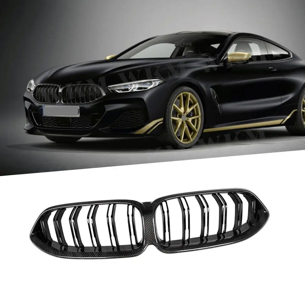 ABS Front Bumper Double Line Grille Racing Grill Frame for BMW 8 Series G14 G15 G16 2019 + Front Grills Mash Without Camera
ABS Front Bumper Double Line Grille Racing Grill Frame for BMW 8 Series G14 G15 G16 2019 + Front Grills Mash Without Camera