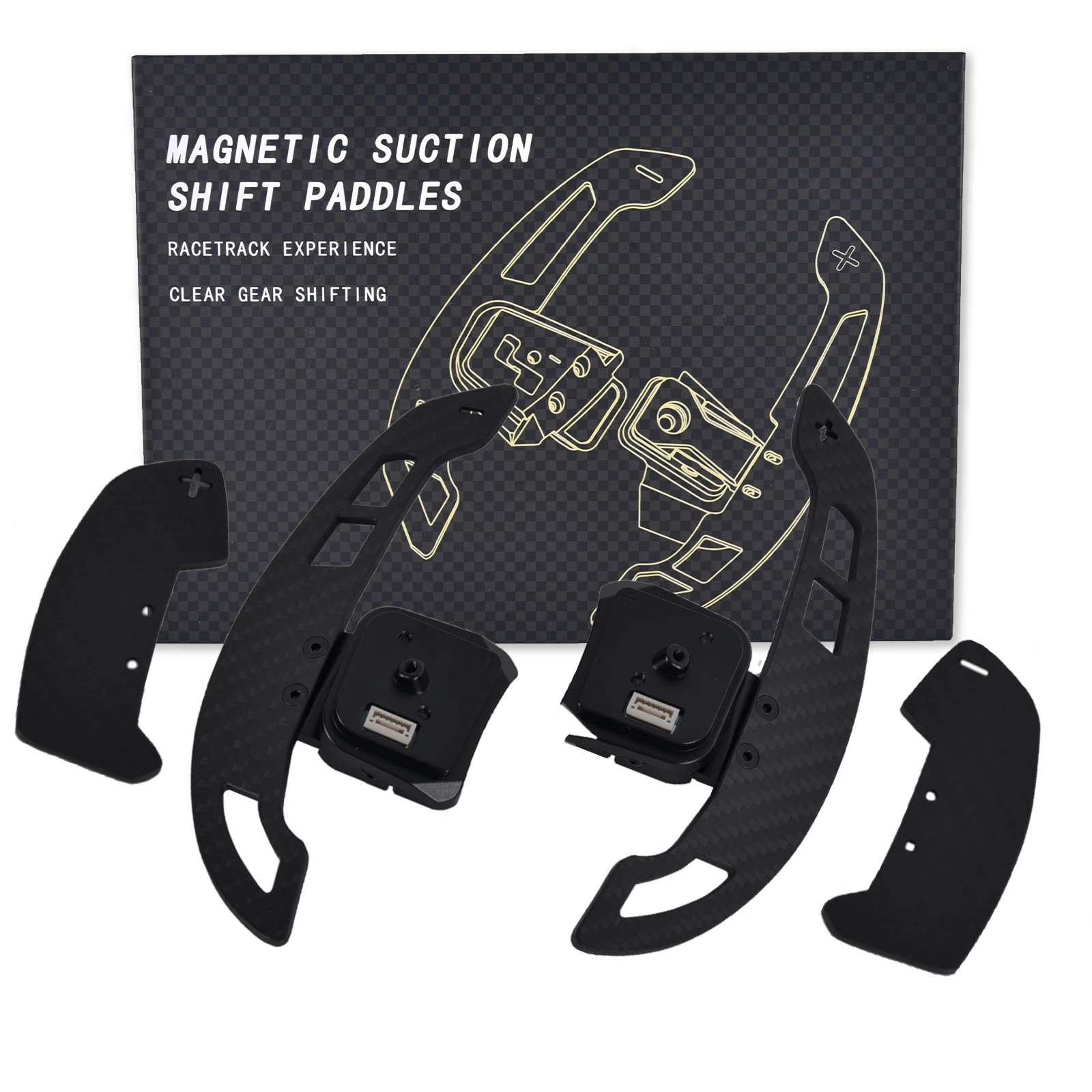 Steering Wheel Shift Paddles Carbon Fiber Magnetic Paddle Shifter Extensions For Audi R8
Steering Wheel Shift Paddles Carbon Fiber Magnetic Paddle Shifter Extensions For Audi R8