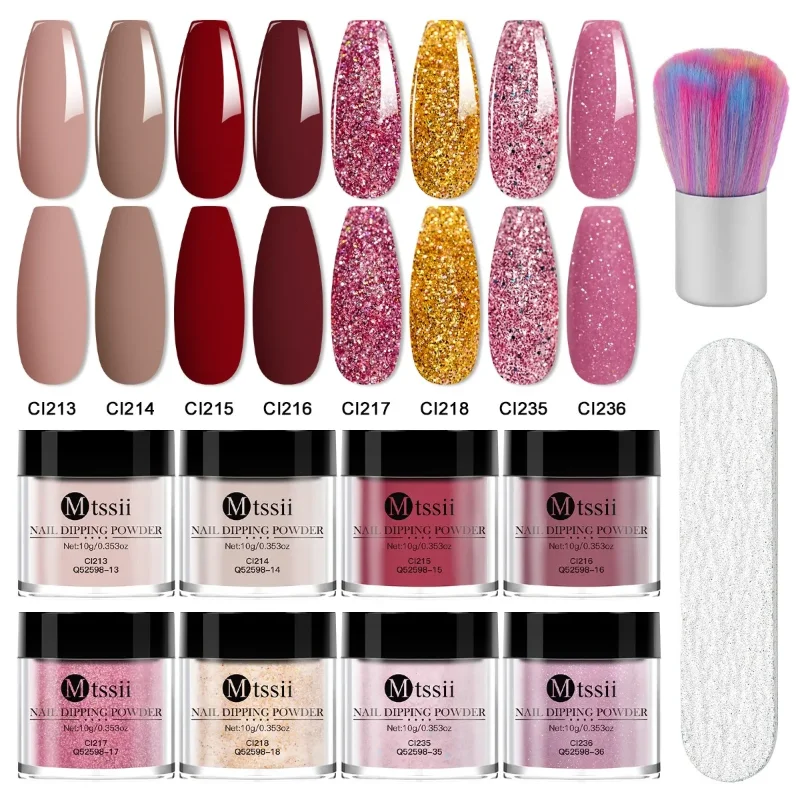 10pcs/set Nail Dipping Powder Natural Dry No Lamp Cure Nail Art Decoration DIY Pigment Dust Glitter Long Lasting Nail Supplies
10pcs/set Nail Dipping Powder Natural Dry No Lamp Cure Nail Art Decoration DIY Pigment Dust Glitter Long Lasting Nail Supplies