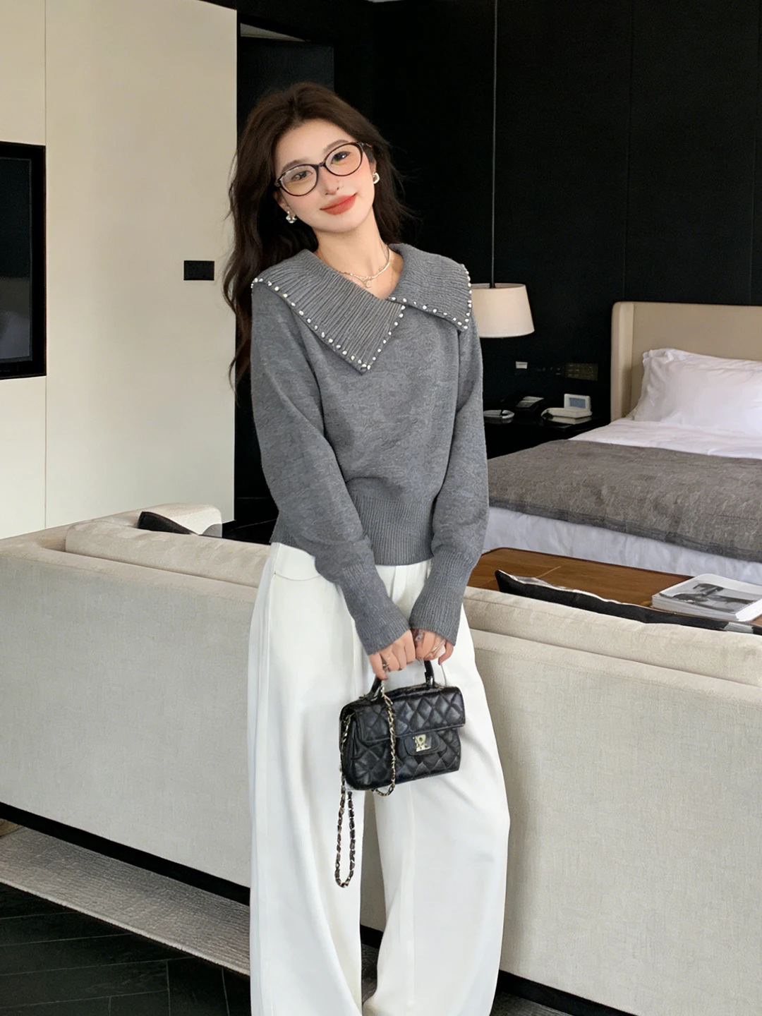 Soft Knitted ay Sweater Women's Spring New Sle Decorative Bead V-Ne Pullover Korean Sle Long Sve Casual Comfortable
Soft Knitted ay Sweater Women's Spring New Sle Decorative Bead V-Ne Pullover Korean Sle Long Sve Casual Comfortable