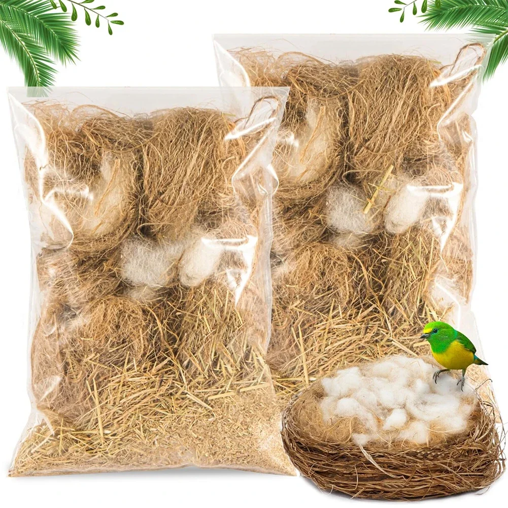 2 Pack 80g Bird Nesting Jute Nesting Material Vintage Decoration Prop Bird Nests Filled Grass Bird Cage Accessories Decoration
2 Pack 80g Bird Nesting Jute Nesting Material Vintage Decoration Prop Bird Nests Filled Grass Bird Cage Accessories Decoration