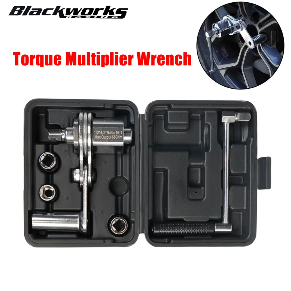 1/2" 17mm 19mm 21mm Torsional Torque Multiplier Wrench Labor-Saving with Carrying Case Lug Nut Remover Type Car Tire Disassembly
1/2" 17mm 19mm 21mm Torsional Torque Multiplier Wrench Labor-Saving with Carrying Case Lug Nut Remover Type Car Tire Disassembly