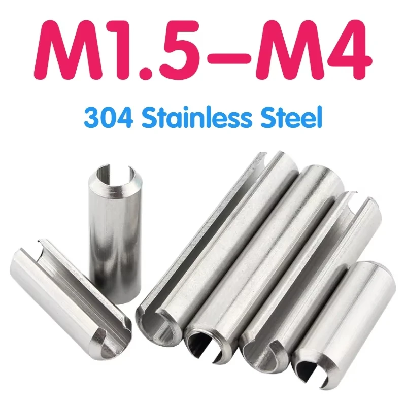 4000Pcs M2.5x16mm 304 Stainless Steel Elastic Open Cylindrical Split Pin Dowel Spring Positioning Pin Tension Roller Pin
4000Pcs M2.5x16mm 304 Stainless Steel Elastic Open Cylindrical Split Pin Dowel Spring Positioning Pin Tension Roller Pin