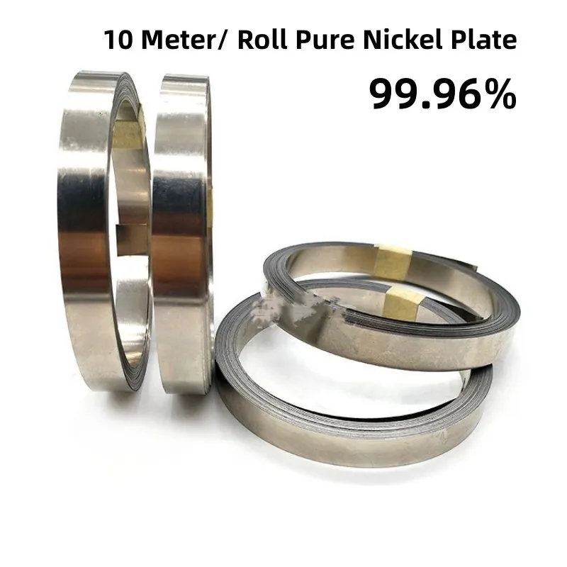 10 Meter/ Roll Pure Nickel Plate Strap Strip Sheets Battery Welding 99.96% For 18650 Battery Spot Welding Machine Welder
10 Meter/ Roll Pure Nickel Plate Strap Strip Sheets Battery Welding 99.96% For 18650 Battery Spot Welding Machine Welder
