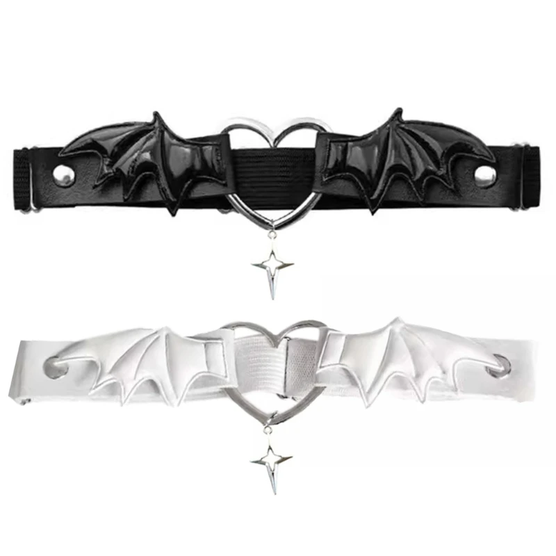 Cosplay Dark Harajuku Leg Garter with Heart Wing Star for Performances Versatile Heart Wing Thigh Garter for Cosplay
Cosplay Dark Harajuku Leg Garter with Heart Wing Star for Performances Versatile Heart Wing Thigh Garter for Cosplay