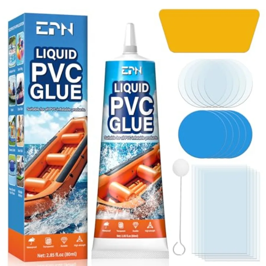 Air Mattress Patch Kit, Waterproof Vinyl Pool Liner Repair Kit for Inflatables, Air Mattress, Swimming Ring, Tent, Bounce House
Air Mattress Patch Kit, Waterproof Vinyl Pool Liner Repair Kit for Inflatables, Air Mattress, Swimming Ring, Tent, Bounce House