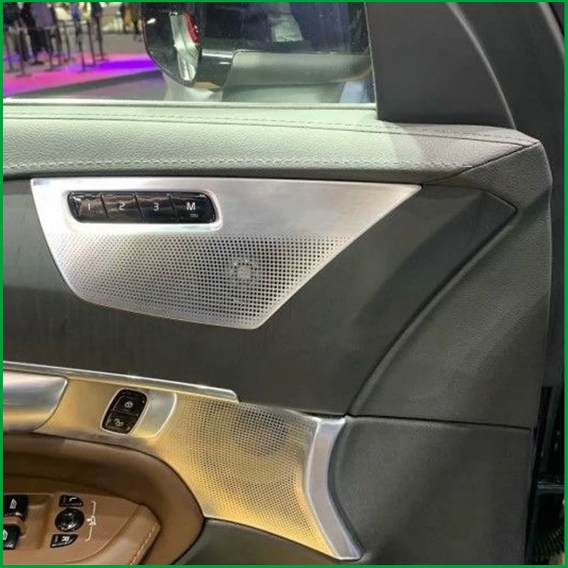 Для Volvo XC90 2015-2020: Декоративная накладка на динамик двери, рамка для стайлинга автомобиля, аксессуары для автозапчастей
Для Volvo XC90 2015-2020: Декоративная накладка на динамик двери, рамка для стайлинга автомобиля, аксессуары для автозапчастей