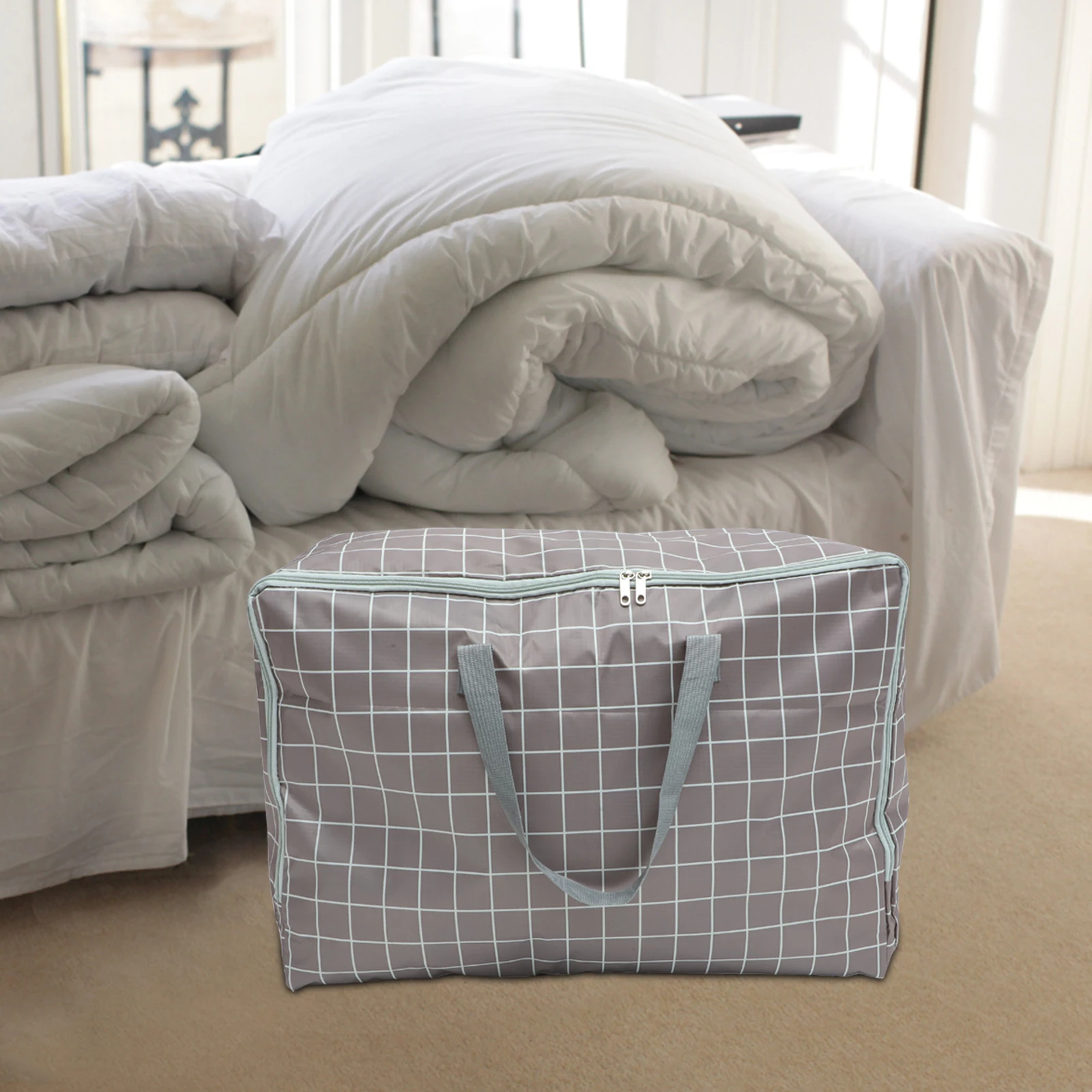 Large Capacity Quilt Storage Bag Oxford Cloth Moistureproof ganizer Thickened Moving Bags Reusable Foldable Storage Solution
Large Capacity Quilt Storage Bag Oxford Cloth Moistureproof ganizer Thickened Moving Bags Reusable Foldable Storage Solution