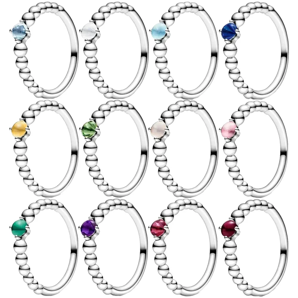 Hot selling S925 sterling silver creative December Starstone women's birthday ring with high-quality DIY fashion charm jewelry
Hot selling S925 sterling silver creative December Starstone women's birthday ring with high-quality DIY fashion charm jewelry