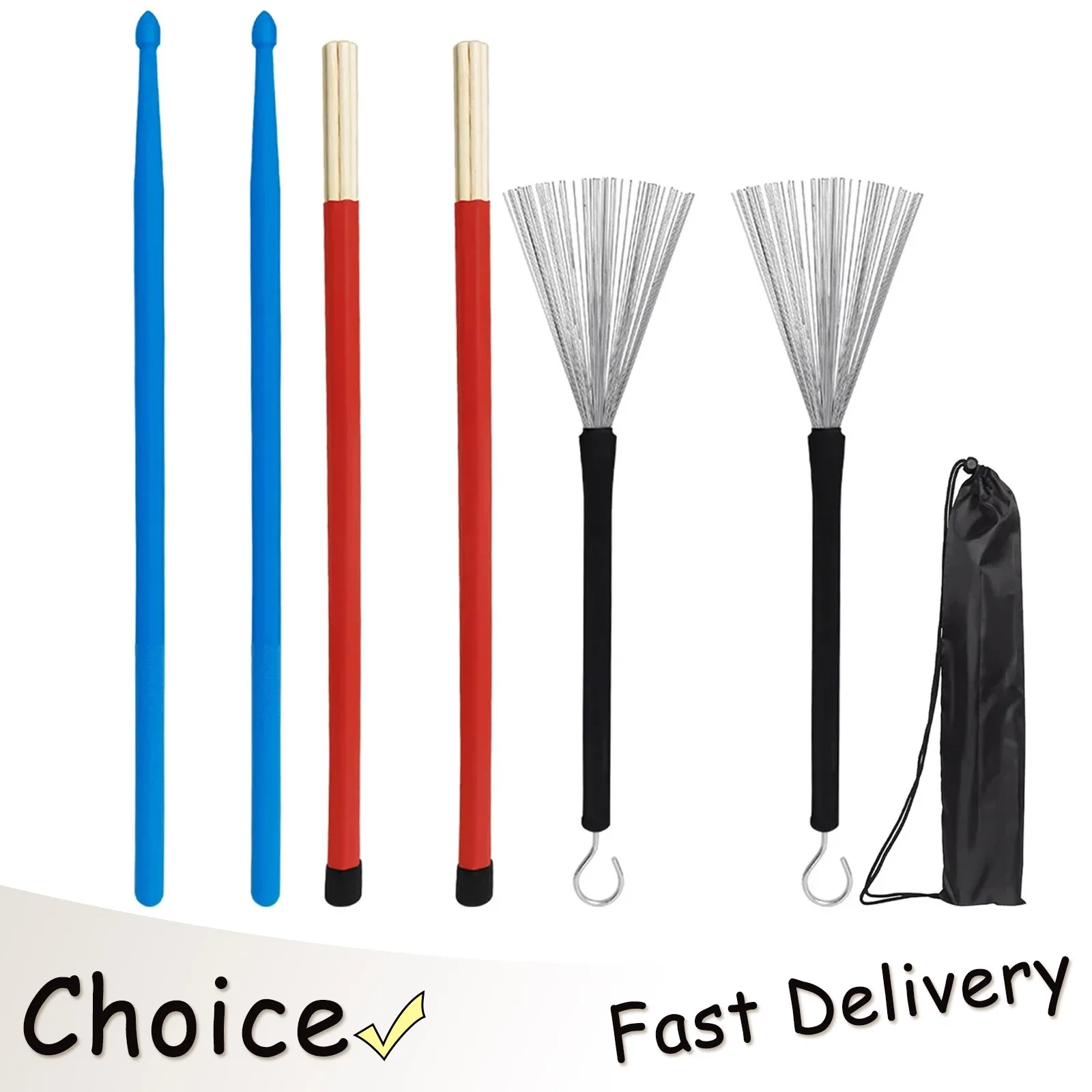 Барабанная установка IRIN, набор кистей и палочек, 1 пара барабанных щеток, нейлоновая барабанная палочка, барабанная щетка и бамбуковая барабанная палочка, аксессуары для ударных инструментов
Барабанная установка IRIN, набор кистей и палочек, 1 пара барабанных щеток, нейлоновая барабанная палочка, барабанная щетка и бамбуковая барабанная палочка, аксессуары для ударных инструментов