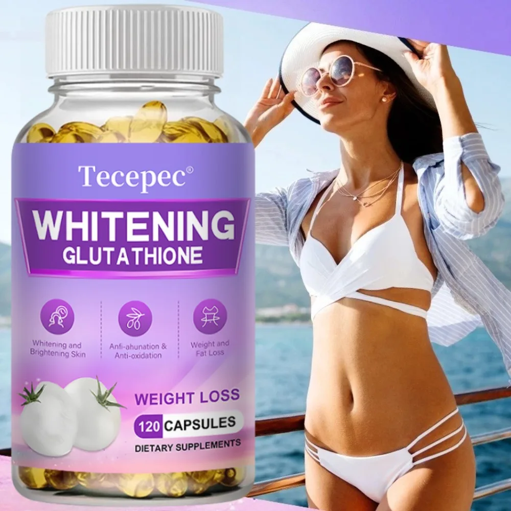 White Tomato Glutathione (120 Capsules) for Skin Whitening, Brightening, Anti-Aging, Anti-oxidation
White Tomato Glutathione (120 Capsules) for Skin Whitening, Brightening, Anti-Aging, Anti-oxidation