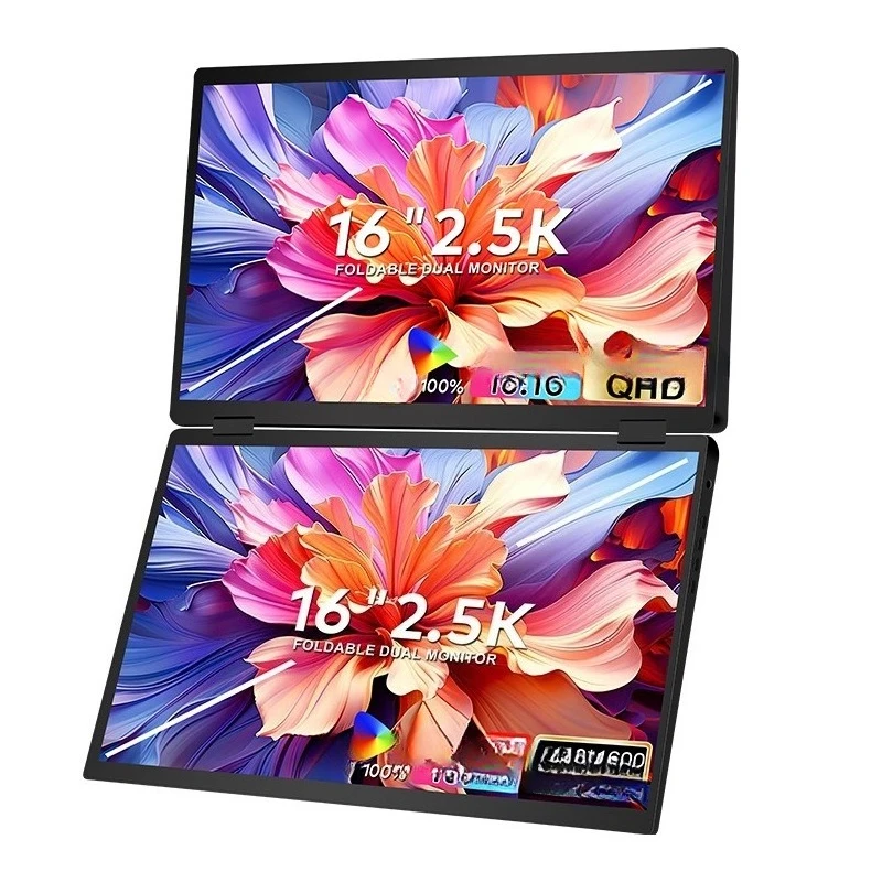 upper and lower dual-screen 2.5K portable monitor, backrest dual-screen, notebook secondary screen
upper and lower dual-screen 2.5K portable monitor, backrest dual-screen, notebook secondary screen