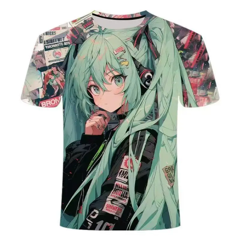2026 Hot Summer Hatsune New Miku Animation 3D Printed T-shirts for Young Men and Women Clothing Tops Trend Birthday Gift
2026 Hot Summer Hatsune New Miku Animation 3D Printed T-shirts for Young Men and Women Clothing Tops Trend Birthday Gift