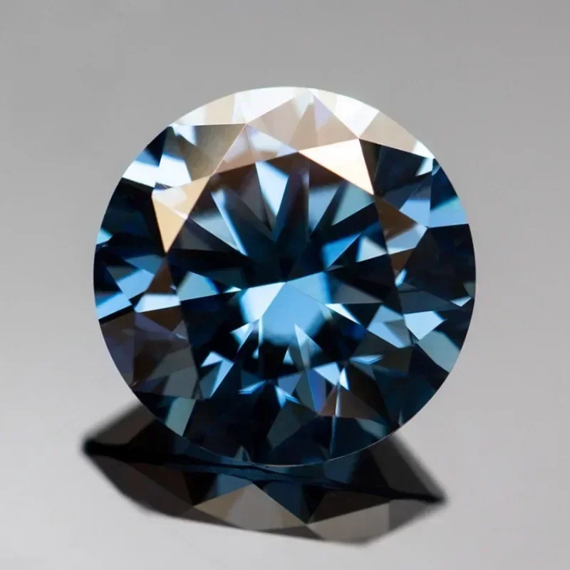 Wholesale Moissanite Stone Round Shape Royal Blue Color Charms Gemstone DIY Ring Necklace Earrings Main Materials with Certifies
Wholesale Moissanite Stone Round Shape Royal Blue Color Charms Gemstone DIY Ring Necklace Earrings Main Materials with Certifies