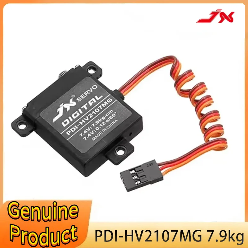 JX Servo PDI-HV2107MG 7.9kg CNC Steering Torque Digital Metal Gear Core Standard Servo for RC Fixed Wing Airplane
JX Servo PDI-HV2107MG 7.9kg CNC Steering Torque Digital Metal Gear Core Standard Servo for RC Fixed Wing Airplane